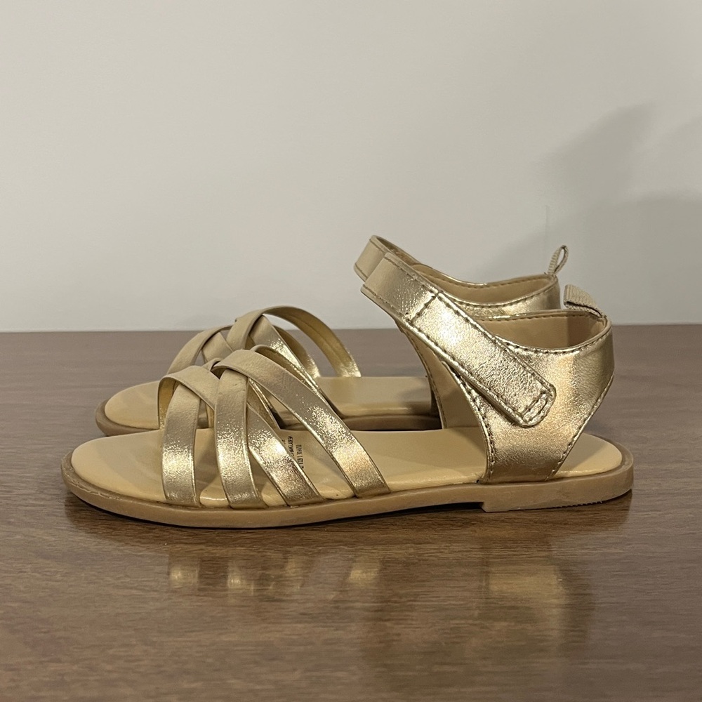 H&M Gold Strappy Kids Sandals - Picture 8 of 8